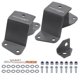 Kq4e9p Maxpeedingrods 2 Inch Lowering Drop Hangers For Chevrolet Gmc C1500 2wd 1988-1998 Steel