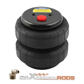Ktyg7h Maxpeedingrods Front/rear L/r Air Suspension Bellows Bag Standard 2500 Lb 1/2 Inch Npt Single Port #2