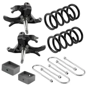 L4s9ez Maxpeedingrods 5 Inch / 4 Drop Lowering Kit For Chevy S10 Gmc S15 1982-04 Blazer 83-94 V6 2wd