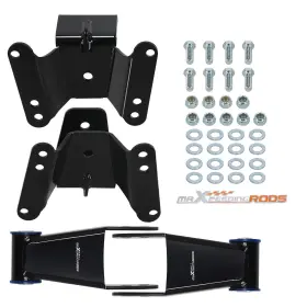 Lcgdn6 Maxpeedingrods 4in Rear Drop Lowering Kit Hanger Shackle For Chevy Gmc C10 2wd 1973-1987