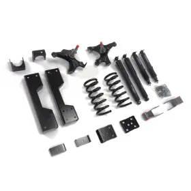 Ls2d0m Maxpeedingrods Front 4 Inch Rear 7-8 Drop Kit For Chevrolet Gmc C1500 1988-1998 With Shock Spring