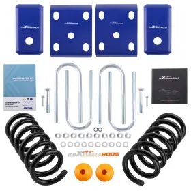 Lswf96 Maxpeedingrods 3 Inch / 6 Drop Filp Coil Spring Lowering Kit For Chevrolet Gmc C1500 2wd 1988-1998