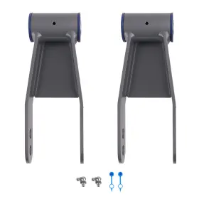 Maxpeedingrods Lwyrz9 2 Inch Rear Drop Shackles Lowering Kit For Chevy Gmc C1500 2wd 1/2 Ton 1988-1998