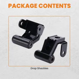 M2s7p3 Maxpeedingrods 2 Inch Drop Lowering Shackles Kit Fit For Dodge Ram 2500 3500 2003-2013 #3