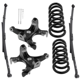 M4ge6r Maxpeedingrods 5 Inch Front 4 Rear Drop Springs Kit For Chevy C-1500 2wd 1988-1998