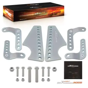 M4un0r Maxpeedingrods 6 Inch Rear Axle Drop Lowering Kit For Universal 3 Tubes Weld On Steel