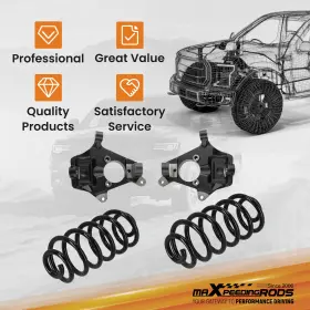 M5w29k Maxpeedingrods Front 2 Inch Rear Drop Lowering Kit For Chevy Tahoe /gmc Yukon 1500 2007-2014 #2