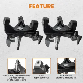 N3kyhm Maxpeedingrods 2 Inch Drop Spindle With 1.25 Rotor For Chevy Gmc C1500 C2500 Suburban 1988-98 2wd