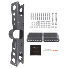 N5ueg4 Maxpeedingrods Lowering Crossmember Bracket For Chevy C10 C20 Gmc C15 1963-1972 6 Inch Plus Drop