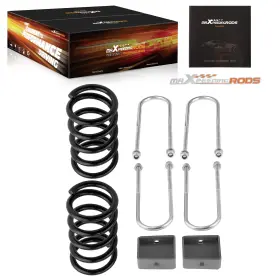 O5cwx6 Maxpeedingrods 3 Inch / 4 Coil Spring Lowering Kit For Chevrolet S10 Gmc S15 Sonoma 1982-2004