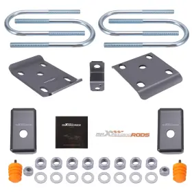 Ok94u3 Maxpeedingrods 6 Inch Rear Lowering Axle Flip Kit Drop For Ford F-150 1997-2004 Powder Coated