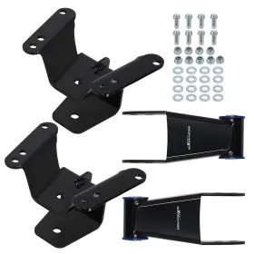 Oy7nmv Maxpeedingrods 4 Inch Rear Drop Lowering Kit Hanger Shackle For Chevrolet Gmc C10 2wd 1973-1987