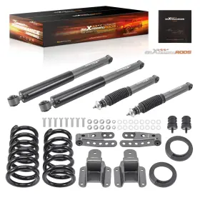 Oz78bi Maxpeedingrods Front 2 Inch Rear 4 Drop Kit For Dodge Ram 1500 2wd 94-99 Lowering Suspension Set
