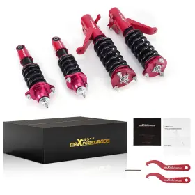 P3zb5i Maxpeedingrods 24 Clicks Damping Coilovers Shocks For Honda Civic And Si 2001-05 Shock Absorbers