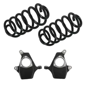 P8wqrb Maxpeedingrods 2 Inch / Drop Lowering Kit For Chevy Tahoe /gmc Yukon 07-14 Spindles And Springs