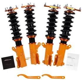 Pxkmb7 Maxpeedingrods Front And Rear Coilovers Suspension Lowering Kit For Hyundai Tiburon 2003-2008