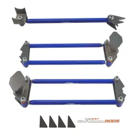 Maxpeedingrods Qf3ts7 Weld-on 4 Link Suspension Mount Kit For Universal Rod Rat Truck Car Air Ride