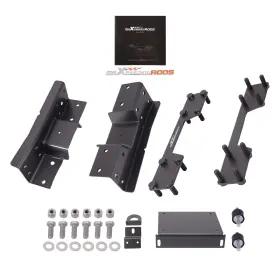 Qip983 Maxpeedingrods Heavy Duty C-notch Kit For Dodge Ram 1500 02-08 Bolt-on High Tensile Steel
