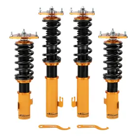 R7djvl Maxpeedingrods Coilovers Kit For Subaru Forester 1998-2002 Adjustable Height Shocks Struts