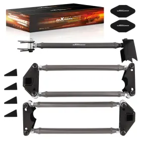 Rf8qmo Maxpeedingrods Universal Adjustable Weld On Parallel 4 Link Kits For Classic Car Air Ride Bars