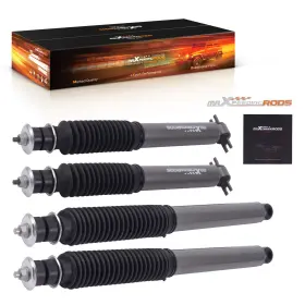 Rkxo3y Maxpeedingrods Drop Height Shock Set For Ford F-150 2wd 1997-2004 3 Inch Front 6 Rear F&r Kit