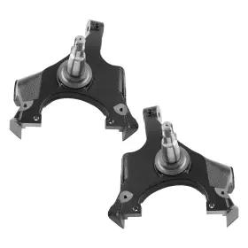 Rp2590 Maxpeedingrods 2 Inch Drop Spindle With 1.25 Rotor For Chevy Gmc C1500 C2500 Suburban 1988-98 2wd
