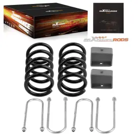 Rqy6jo Maxpeedingrods Front 3 Inch Rear 4 Coil Spring Lowering Kit For Chevy S10 Gmc S15 Sonoma 1982-04