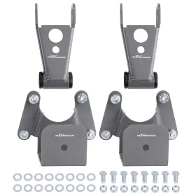 Sc9y1o Maxpeedingrods Rear 4 Inch Drop Kit Shackle Hanger Fit Dodge Ram Charger D100 D150 2wd 1977-1988
