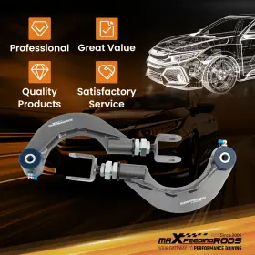 Sfkn47 Maxpeedingrods 2pcs Suspension Adjustable Rear Camber Kit Arms For 2017-2021 Toyota Prius Prime