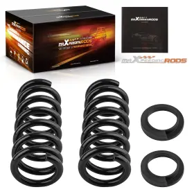 Sv0u2h Maxpeedingrods Front Suspension Lowering Kit For Gmc C1500 Chevy 2wd 1988-98 With 2 Inch /3 Drop