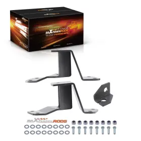 Szn8yq Maxpeedingrods 2 Inch Rear Drop Hangers Lowering Kit For Chevy Gmc C1500 1988-1998 Carbon Steel