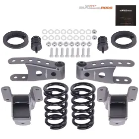 T3p47r Maxpeedingrods Drop Lowering Kit Front Rear For Dodge Ram 1500 2wd V8 1994-1999 2 Inch /3 4