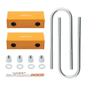 T47k89 Maxpeedingrods 3 Inch Drop Lowering Kit Blocks U Bolts For Chevy C20 / C2000 Truck 2wd 1960-1972