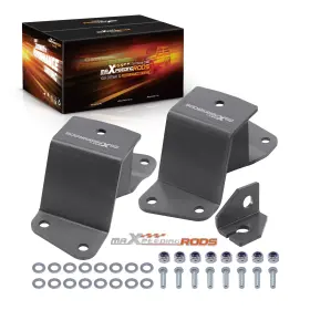 T5hzjw Maxpeedingrods 2in Rear Drop Hangers Lowering Kit For Chevy Gmc C1500 2wd 1/2 Ton 1988-1998