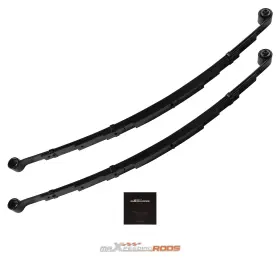 T65dmu Maxpeedingrods 1 Inch Drop Performance Springs For Buick Skylark Nova 1968-1979 Rear Black E-coat