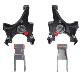 1988-1998w Maxpeedingrods Tf96za Front 2 Inch Rear 1-2 Drop Kit For Chevrolet Gmc C1500 1988-1998w/drop Shackle