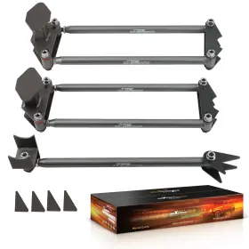 Tgswy8 Maxpeedingrods Universal Weld On Parallel Bars 4 Link Kit For Rod Rat Truck Car Air Ride