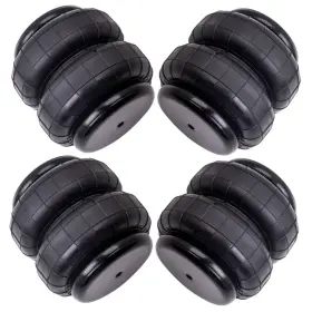 Tj8hq0 Maxpeedingrods 4 Pcs Heavy Duty 2500lb 1/2 Inch Npt Double Bellow Air Suspension Spring Bag