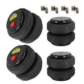Tlo946 Maxpeedingrods 4 Pcs Heavy Duty 2500lb 1/2 Inch Npt Double Bellow Air Suspension Spring Bag
