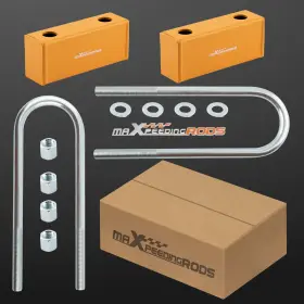 Ts047f Maxpeedingrods Rear 3 Inch Drop Blocks Lowering Kit For Chevy C10 Gmc C15/c1500 1963-1972 2wd