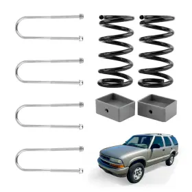 Tw03h9 Maxpeedingrods Front 3 Inch Rear 4 Coil Spring Lowering Kit For Gmc Jimmy 1984-97 #3