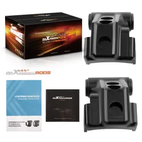 Uglz8e Maxpeedingrods 2ftft Drop Shackles Lowering Kit For Dodge Ram 1500 Mega Cab 2wd 4wd 2003-2013