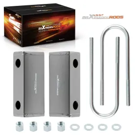Ui7hfj Maxpeedingrods 3 Inch Drop Lowering Kit Blocks U-bolts For Chevy C20 C10 Gmc C15 2wd 1967-1972