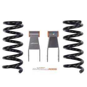 Ujdfa1 Maxpeedingrods Front 2 Inch Rear 1 -2 Drop Kit Coils Spring Shackles For Chevy Gmc C1500 2wd 88-98