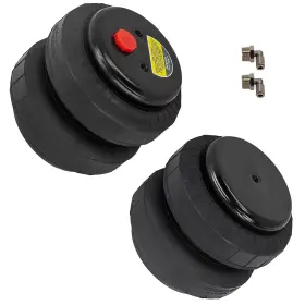 Uk4r9p Maxpeedingrods Pair Standard 2500 Lb 1/2 Inch Npt Single Port Air Ride Suspension Strut Bag