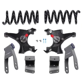 V16pzj Maxpeedingrods Front 4 Inch And Rear 3-4 Drop Kit For Chevrolet Gmc C1500 1988-1998 2wd