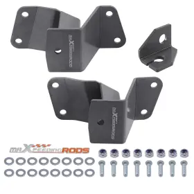 V49dcp Maxpeedingrods Pair 2 Inch Rear Drop Lowering Kit Hangers For Chevy Gmc C1500 1988-1998 2wd