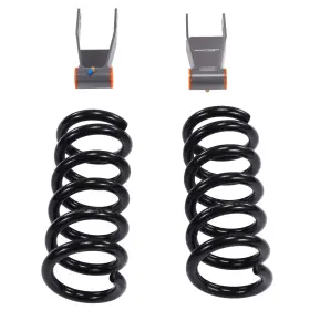 V49l1e Maxpeedingrods Front 2 Inch Rear 1 -2 Drop Kit Coils Shackles For Chevy Gmc C1500 2wd V8 88-98