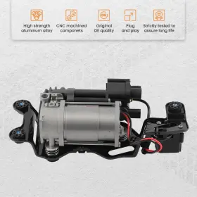 V7a36u Maxpeedingrods Air Suspension Compressor With Valve Block For Bmw F15 F16 F85 F86 X5 X6 #2