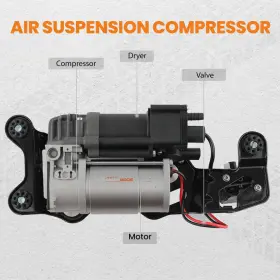 V7a36u Maxpeedingrods Air Suspension Compressor With Valve Block For Bmw F15 F16 F85 F86 X5 X6 #3